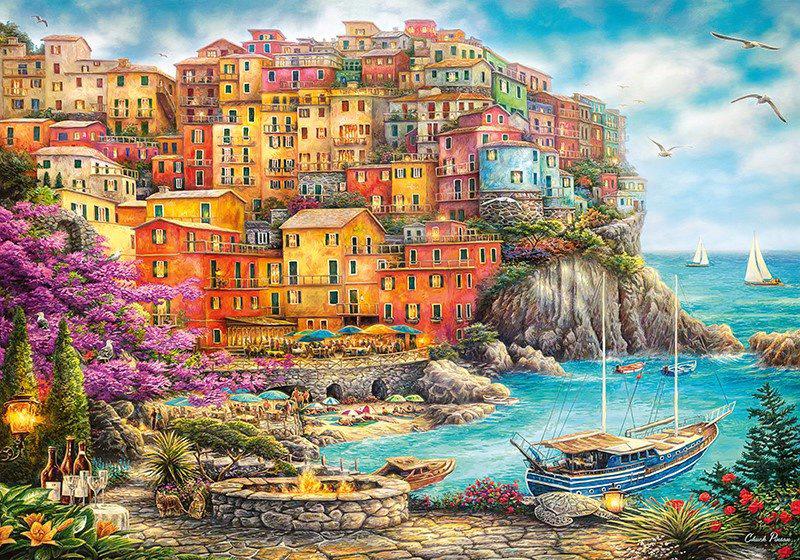 Puzzle Čudovit dan v Cinque Terre
