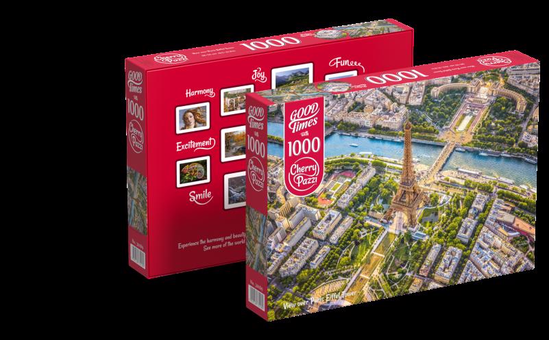Puzzle View over Paris Eiffel Tower 1000 image 2