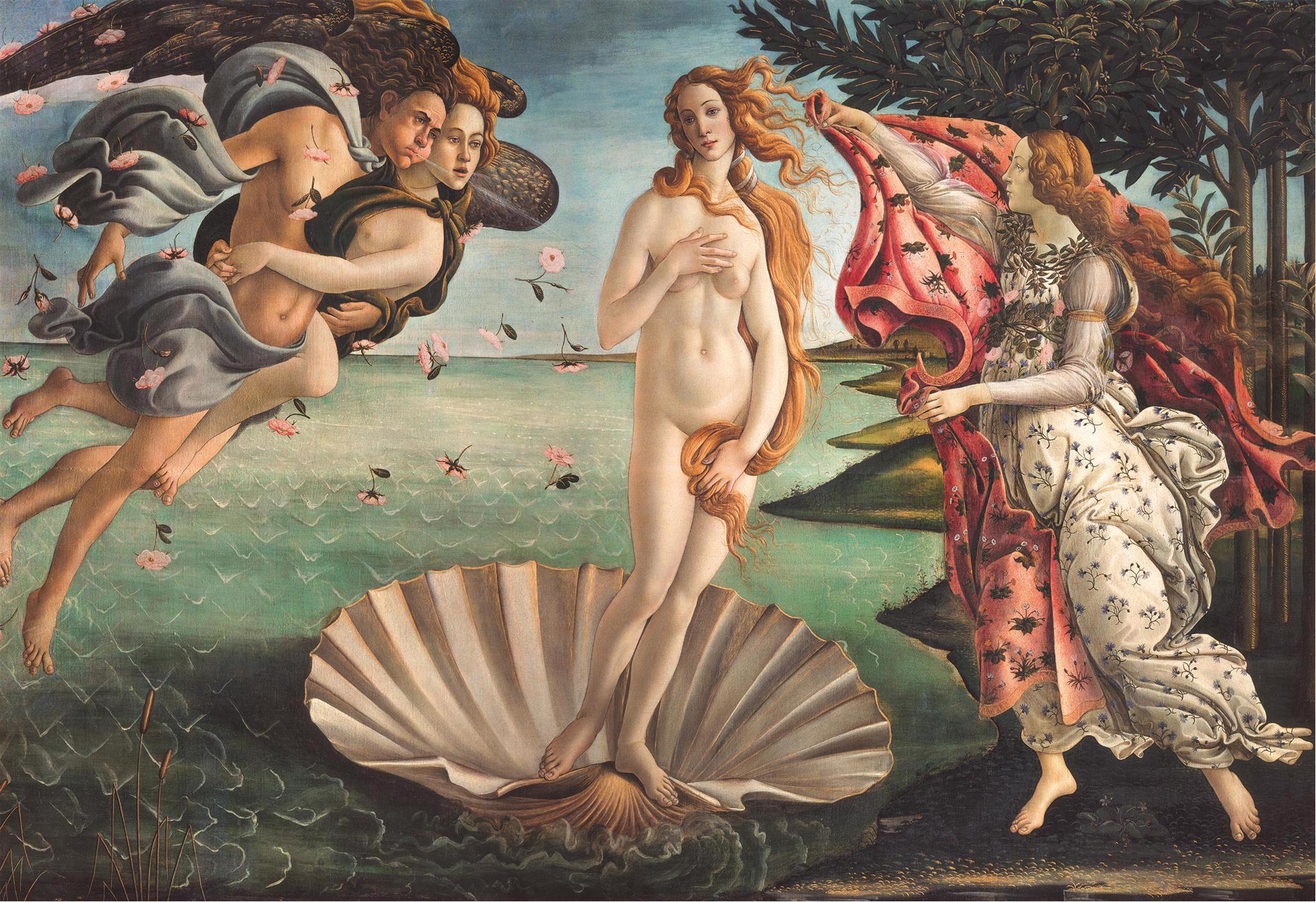 Puzzle Botticelli: Rojstvo Venere