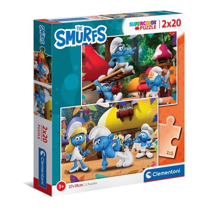 Puzzle 2x20 Smurfs