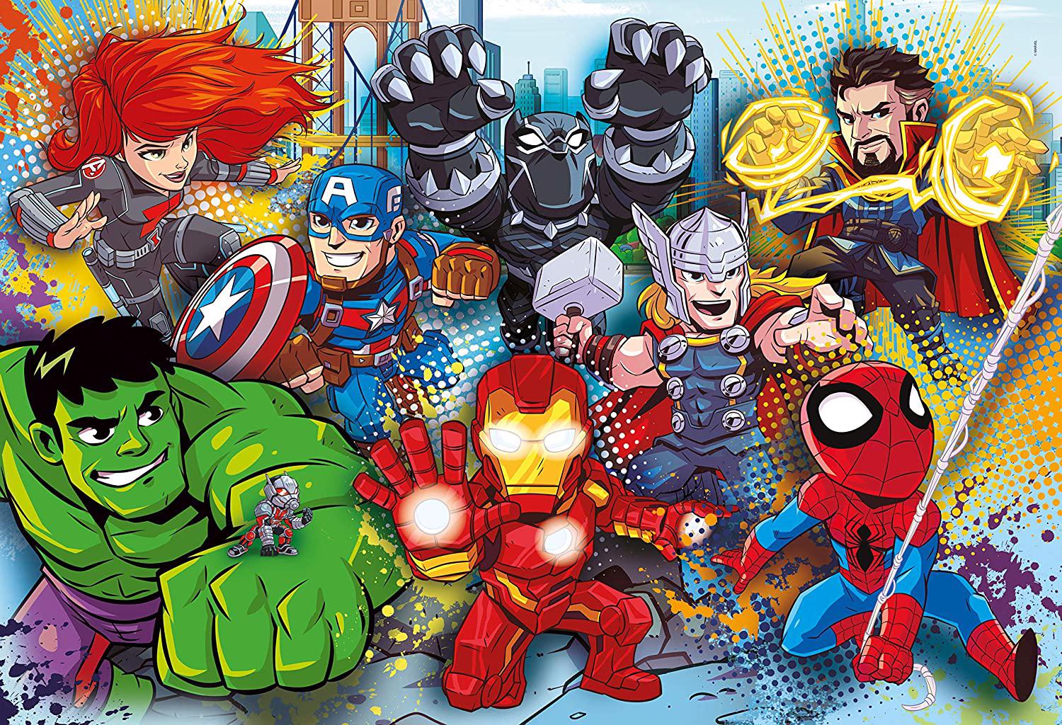 Puzzle Super-héros 60 maxi