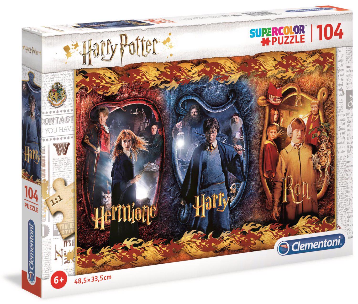 Puzzle Harry Potter, Hermione e Ron 104, 100 peças PuzzleMania.pt