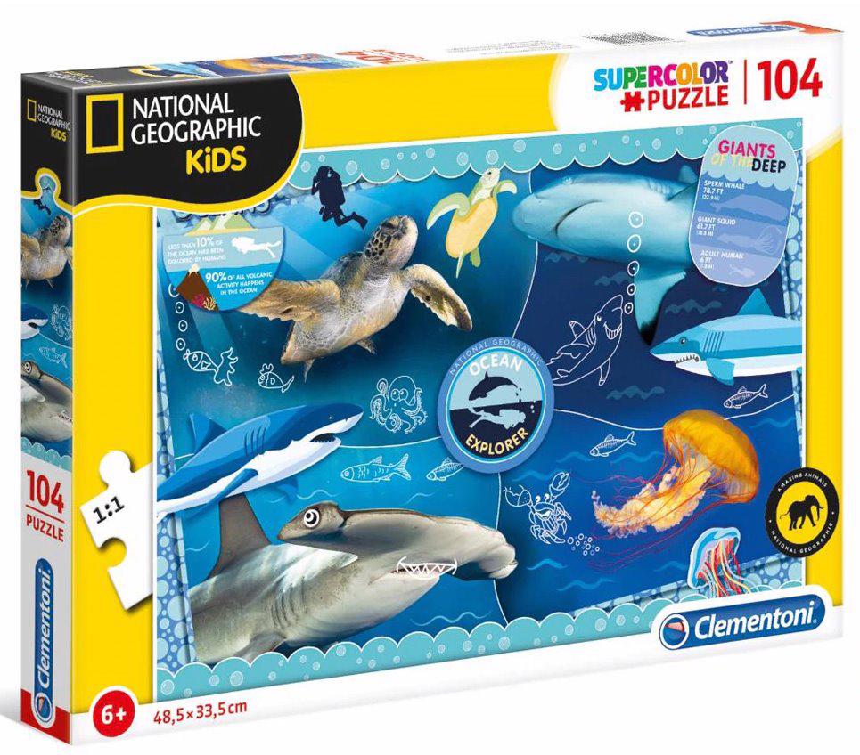 Puzzle NATIONAL GEOGRAPHIC KIDS Ocean Explorer, 100 κομμάτια | Puzzle