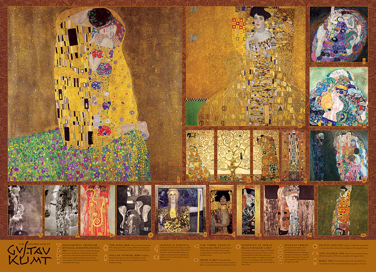 Puzzle Klimt: Klimts guldalder