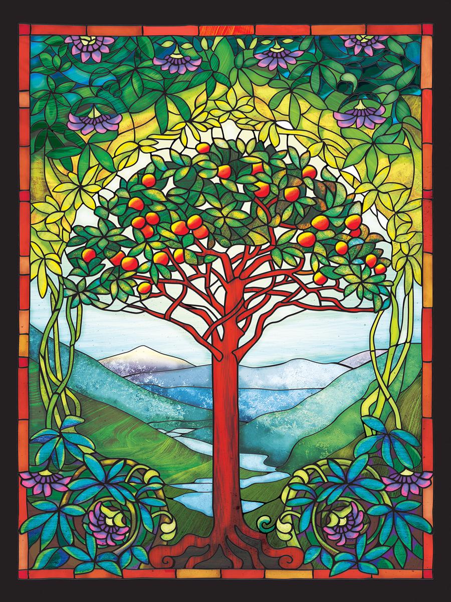 Tree of Life Stained Glass 275