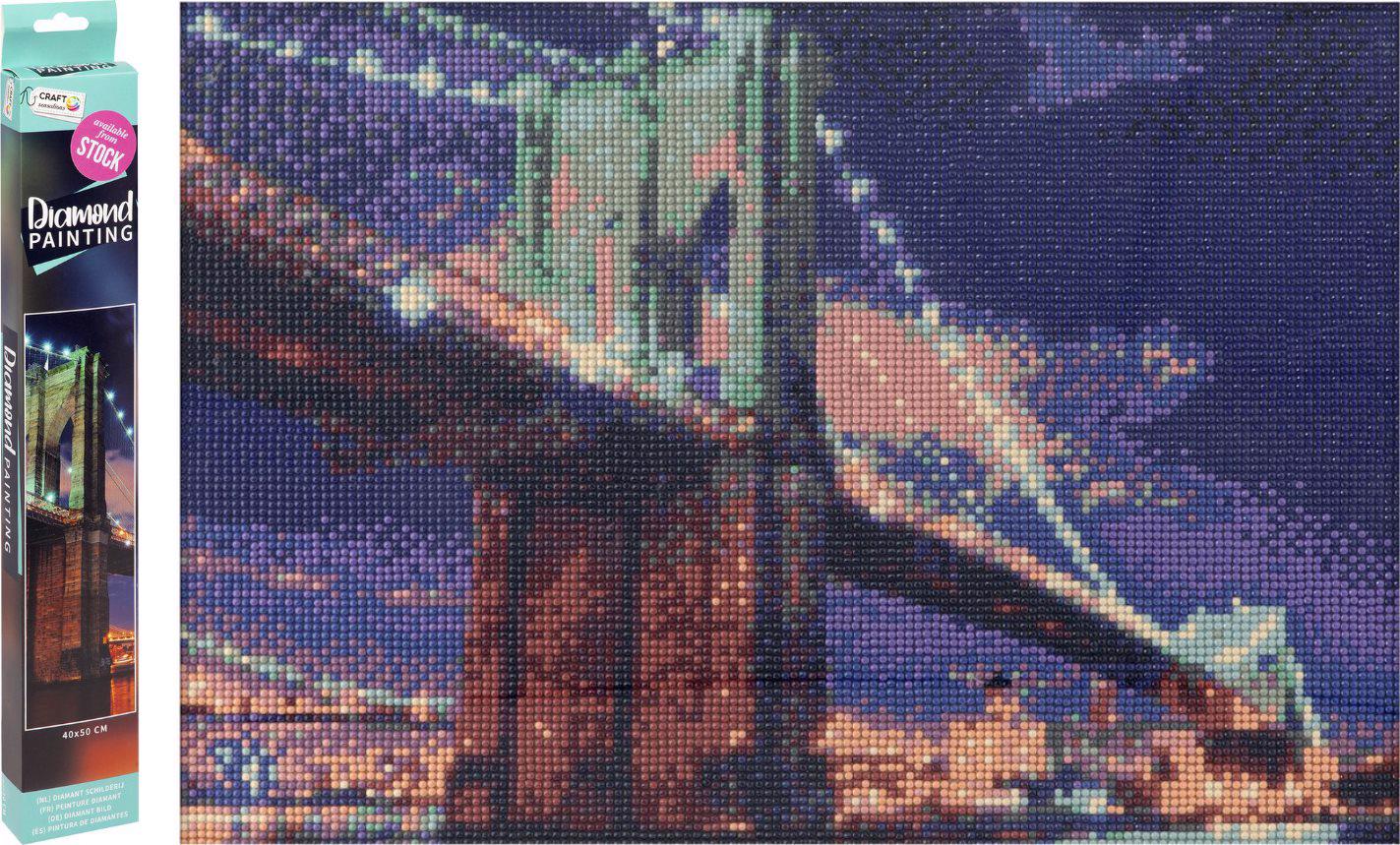 Puzzle Diamentowy obraz Brooklynský most 40x50cm
