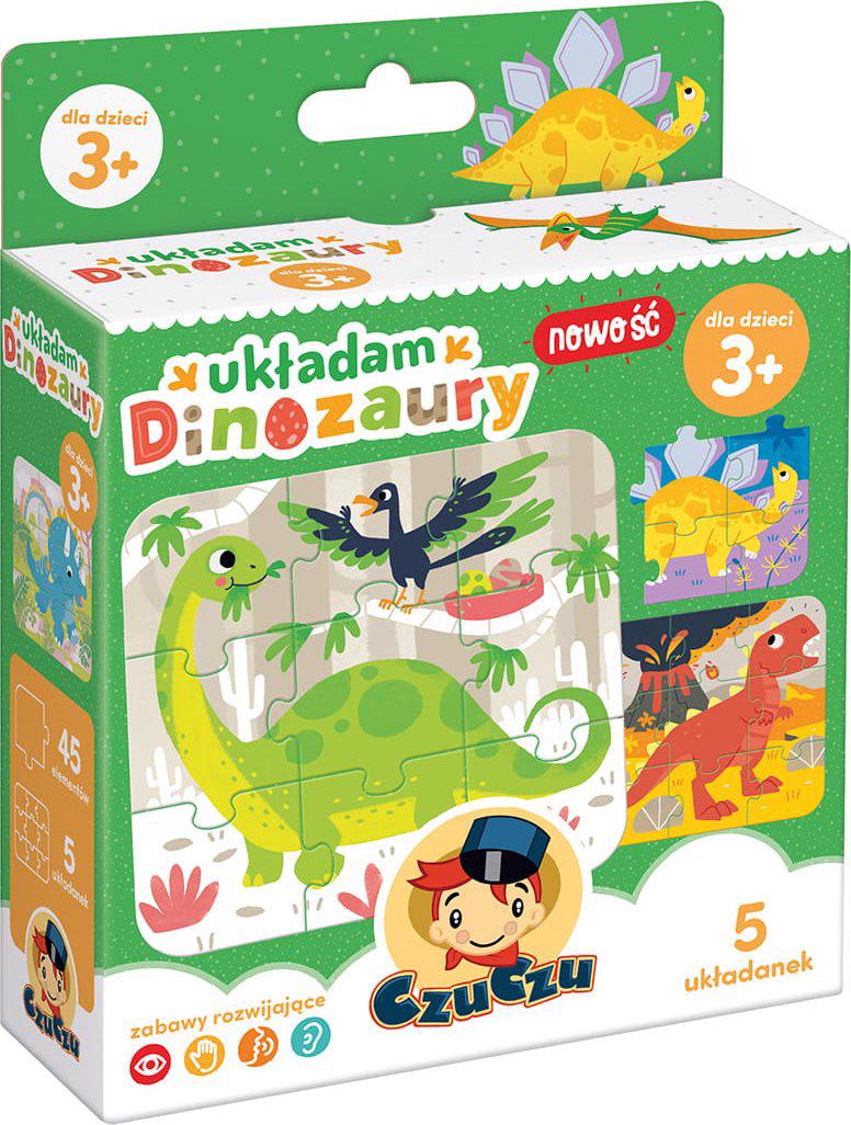 Puzzle Dinosaury 5x9