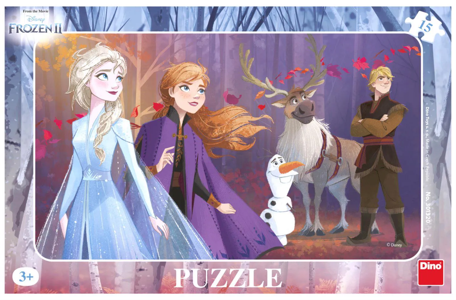Puzzle Frozen 15 dielikov