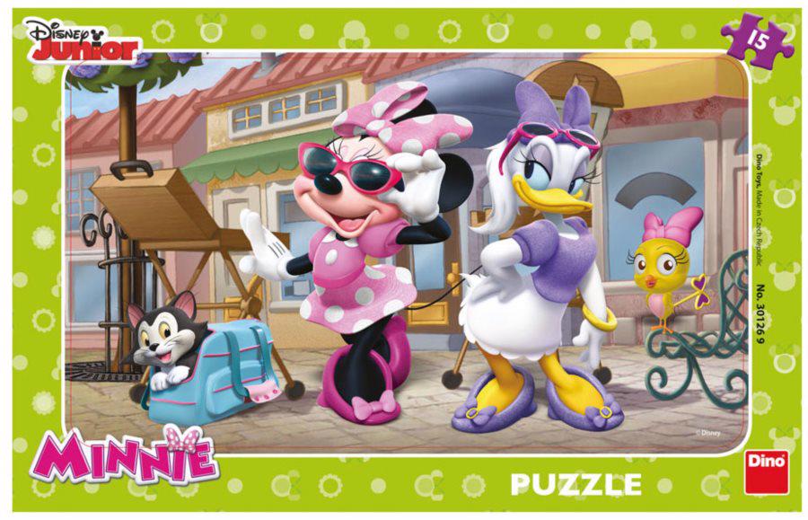 Puzzle Minnie a Daisy v Montmartre