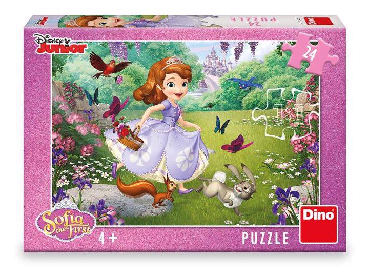 Puzzle Princess Sofia on a walk of 24 pieces