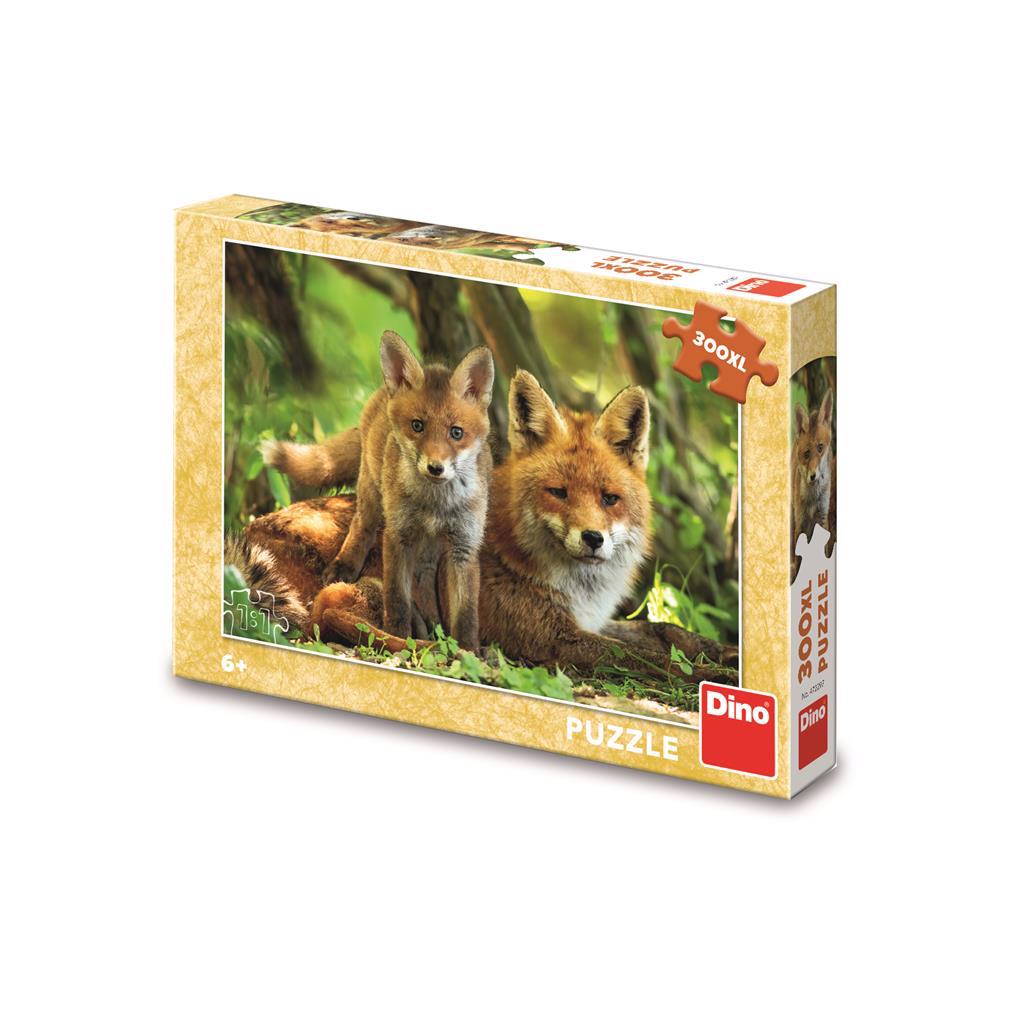 Puzzle Fox with a cub 300 XXL