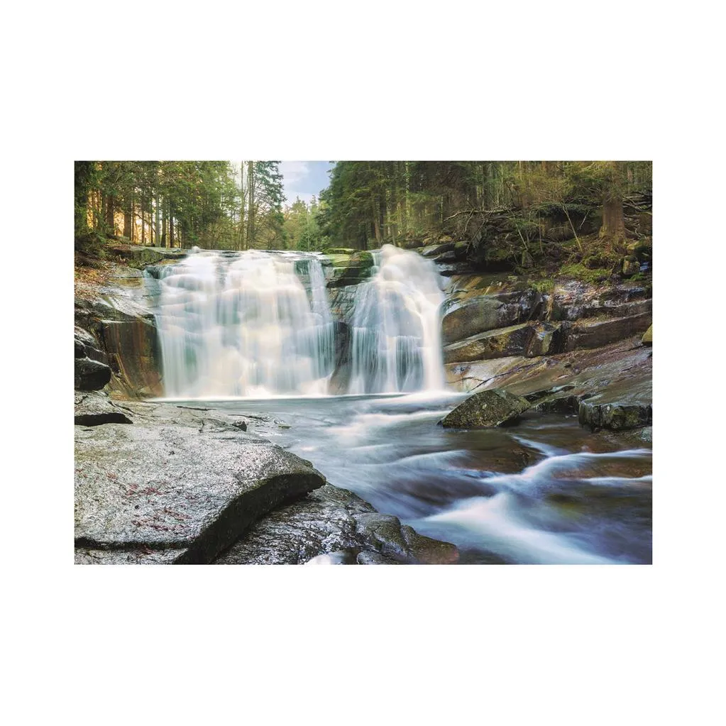 Puzzle Mumlava waterfalls, Czech Republic