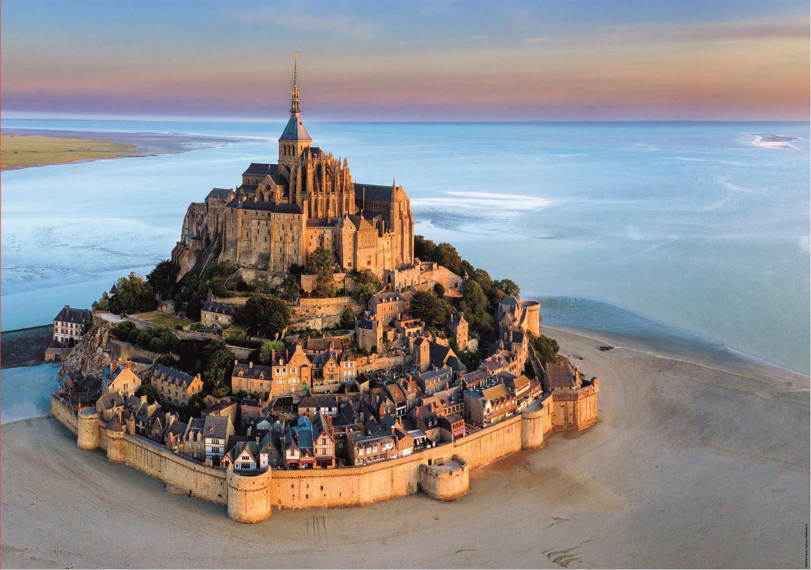 Puzzle Mont Saint Michel din aer