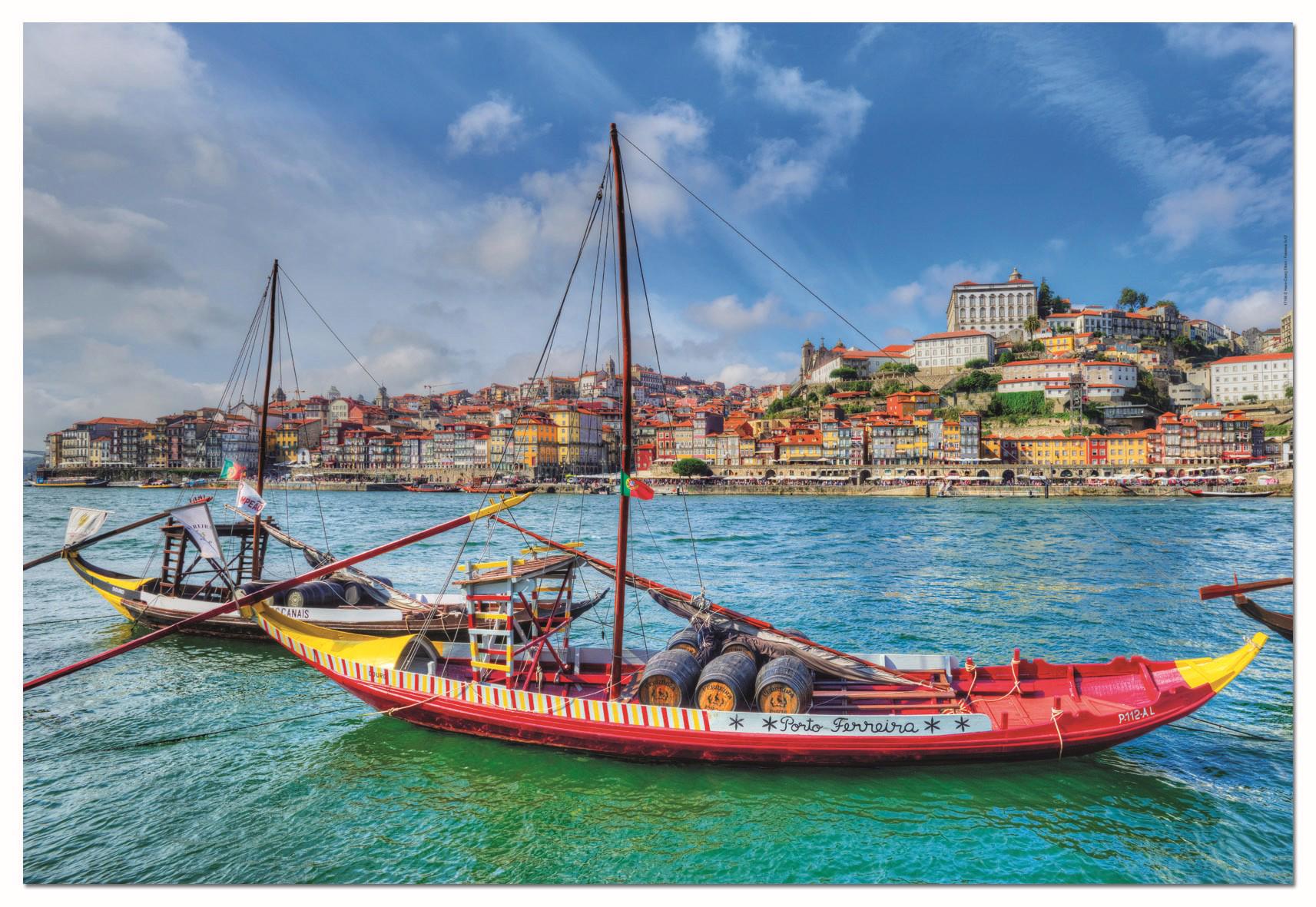 Puzzle Rabelos Boats, Porto