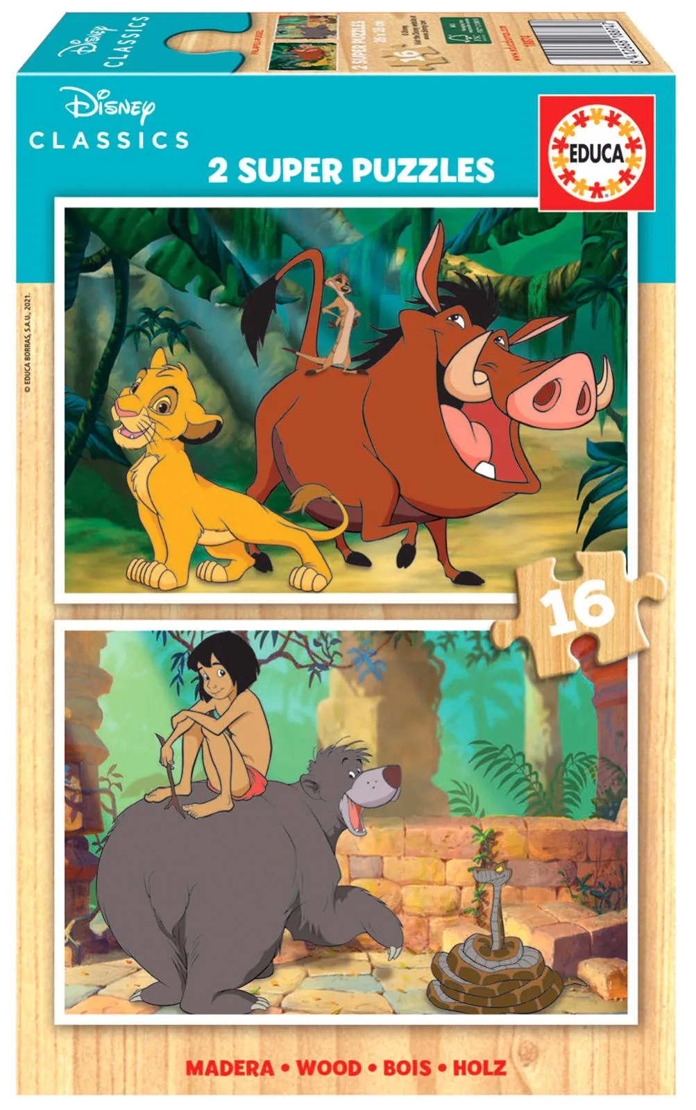 Puzzle 2x16 Leví kráľ a Mauglí