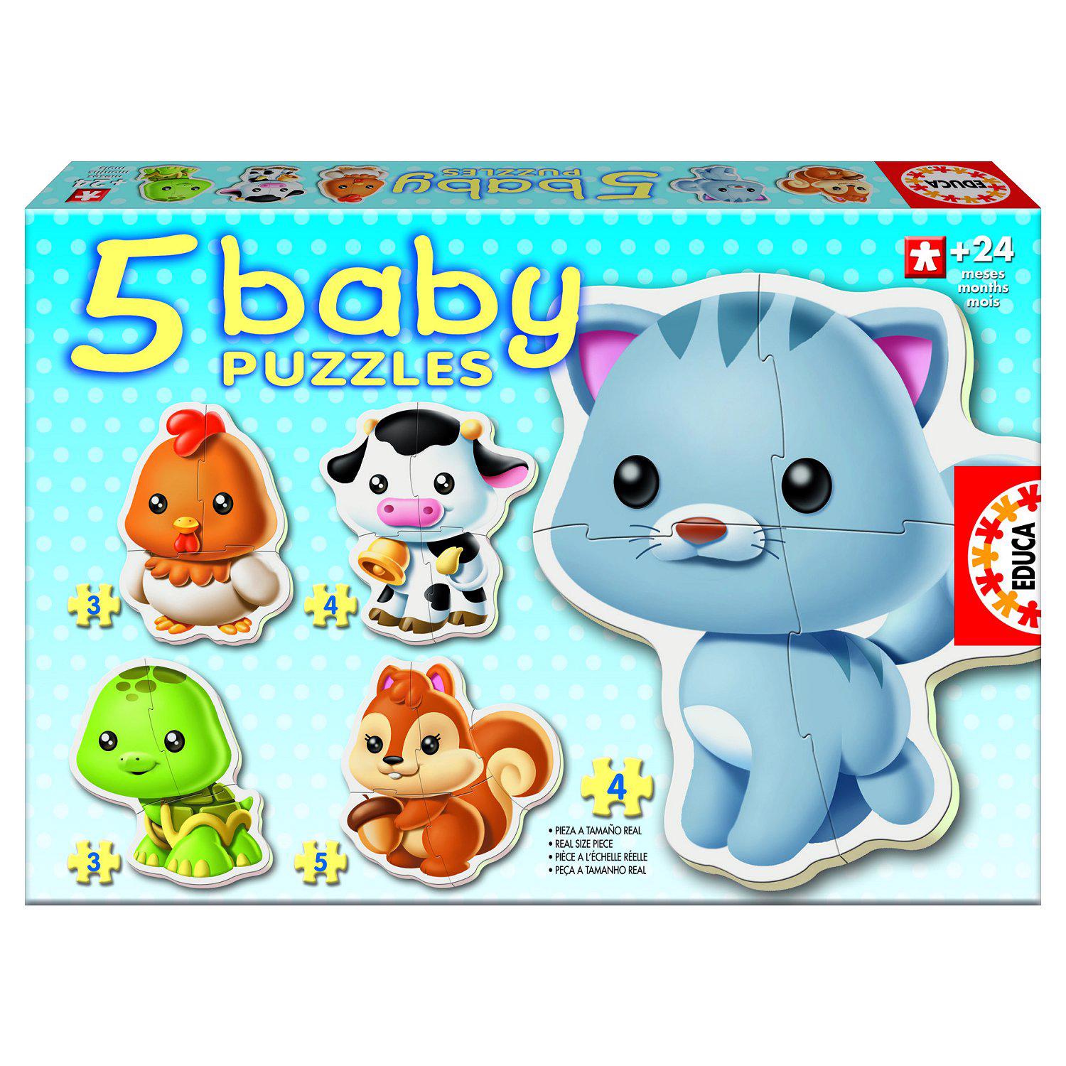 Puzzle 4in1 Baby Animals II