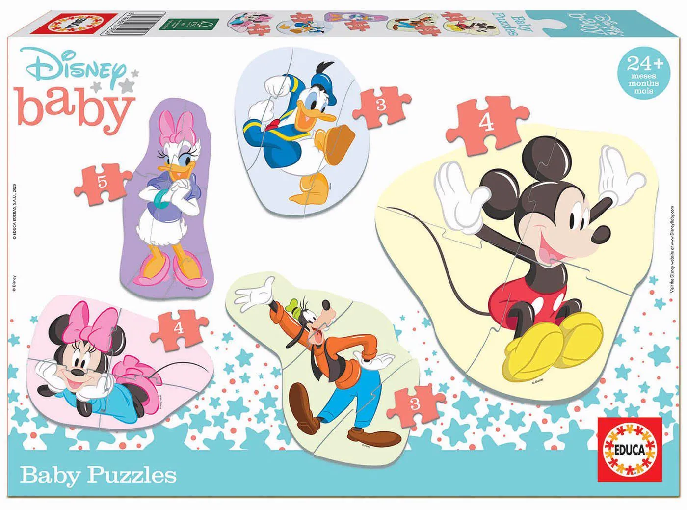 Puzzle 4in1 Baby Mickey and Friends