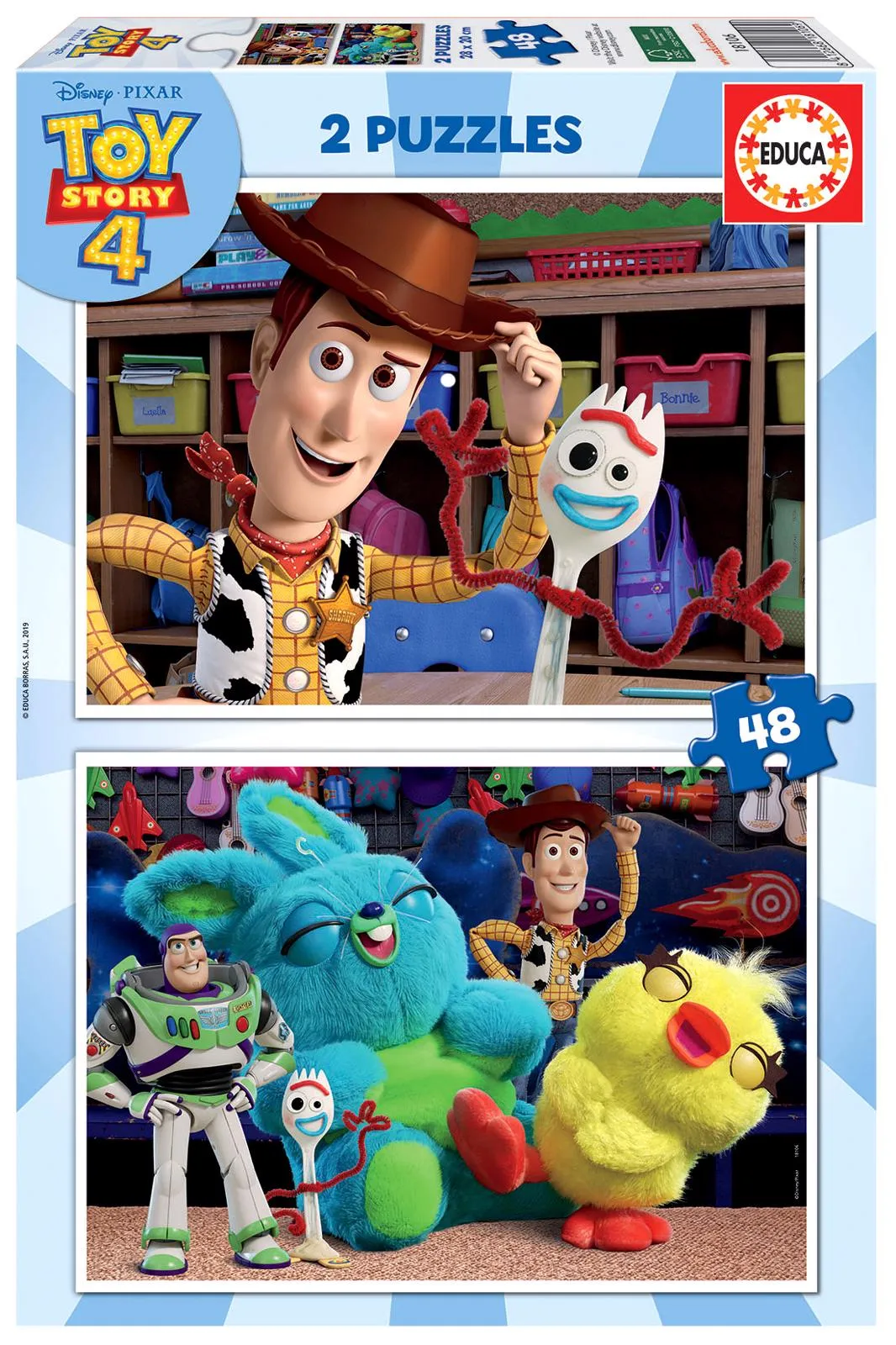 Puzzle 2x48 Toy Story