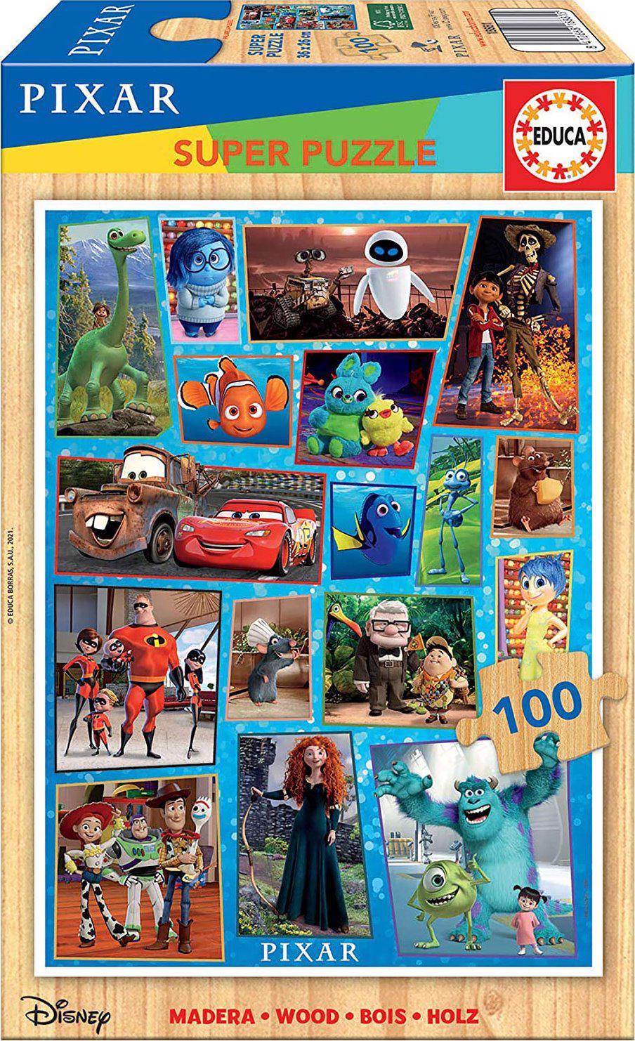 Puzzle Pixar disney 100 stk, 100 Stykker PuzzleMania.dk
