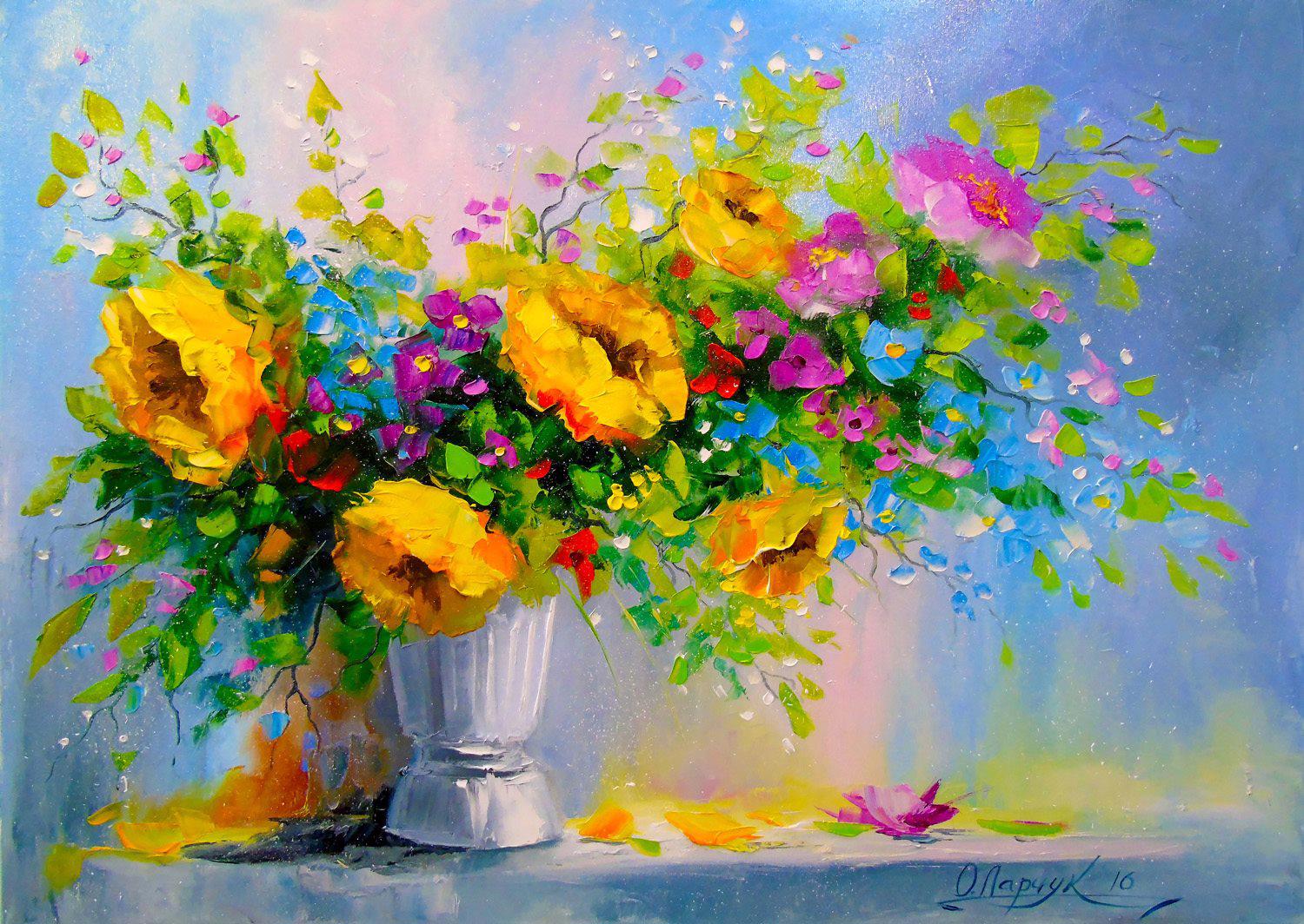 Puzzle Bouquet de fleurs jaunes