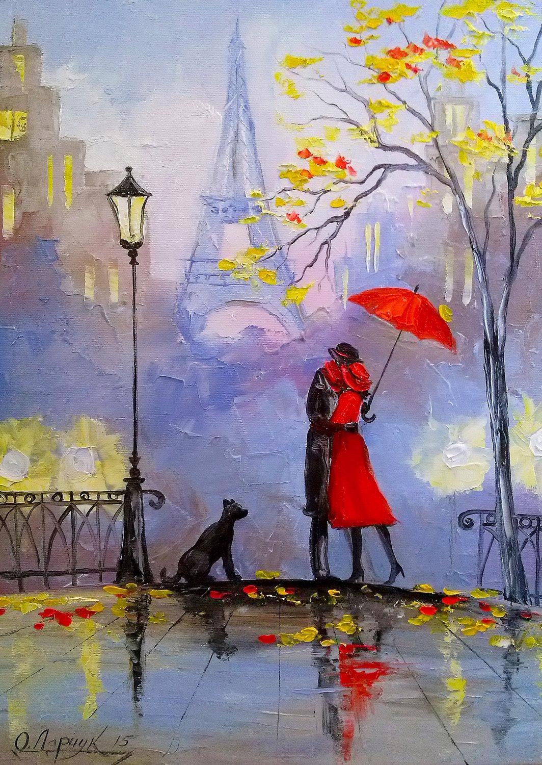 Puzzle Deževen dan v Parizu
