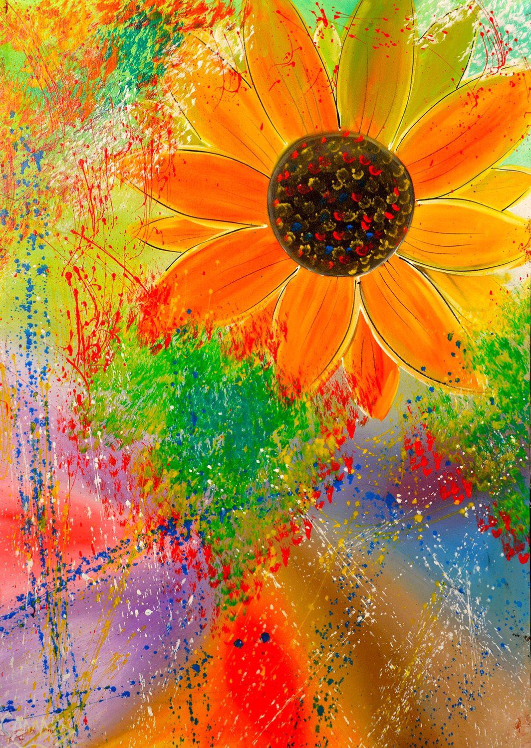 Puzzle Floarea soarelui 1000 bucurați-vă