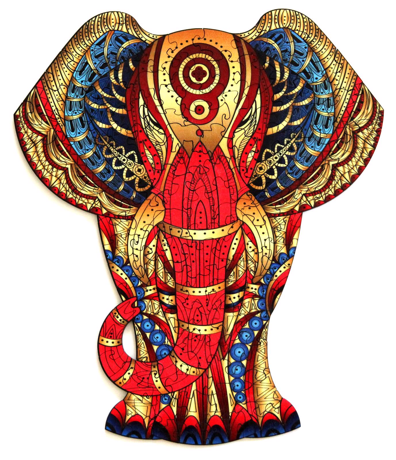 Wooden colored Elephant II