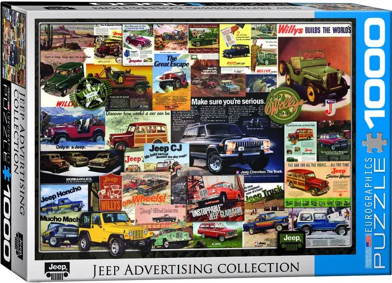 Puzzle Jeep Vintage Posters