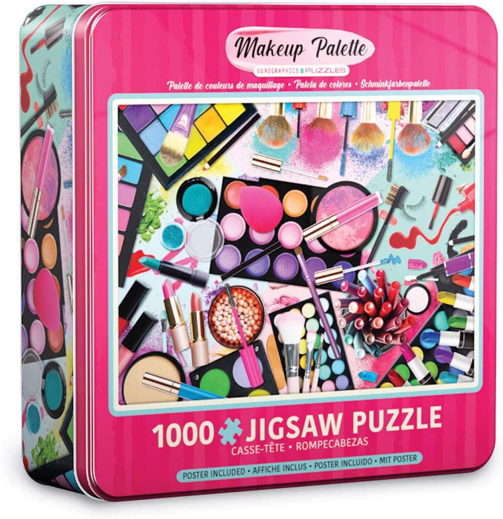 Puzzle Caja Metálica - Paleta De Maquillaje