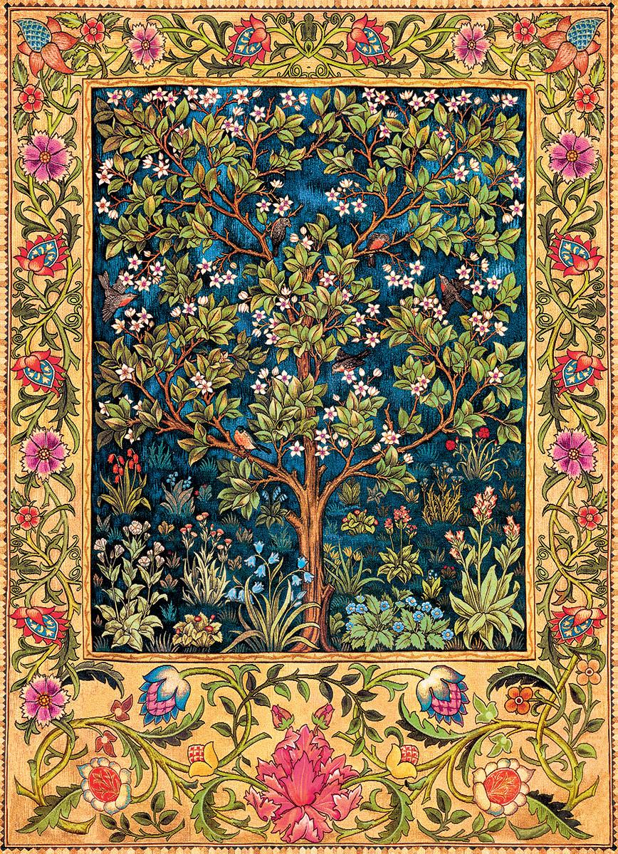 Puzzle Tree of Life Tapestry
