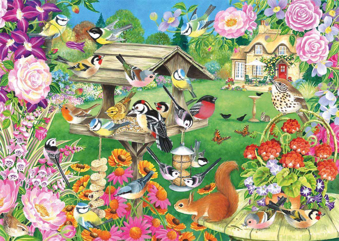 Puzzle Summer Garden Birds 500