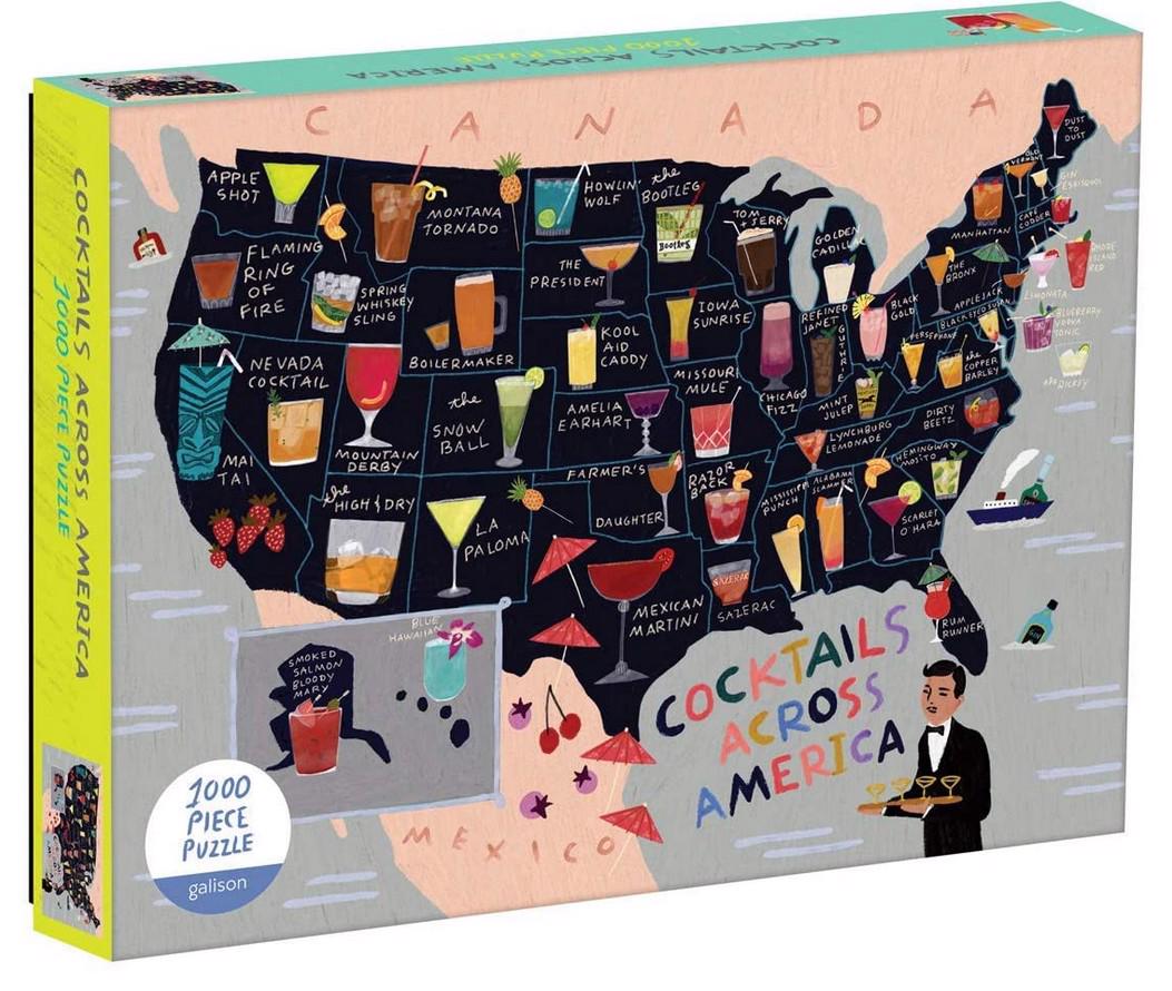 Puzzle Coctail Map of the USA