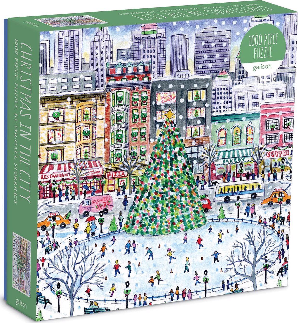 Puzzle Michael Storrings: Navidad en la ciudad
