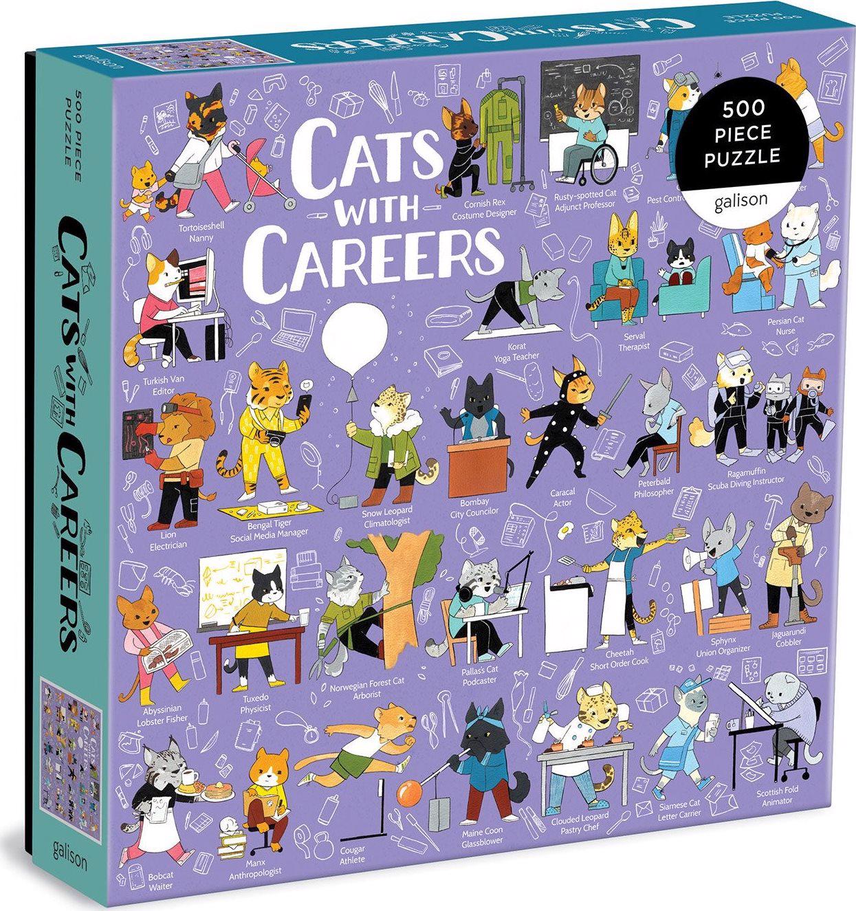 Puzzle Cats with Careers