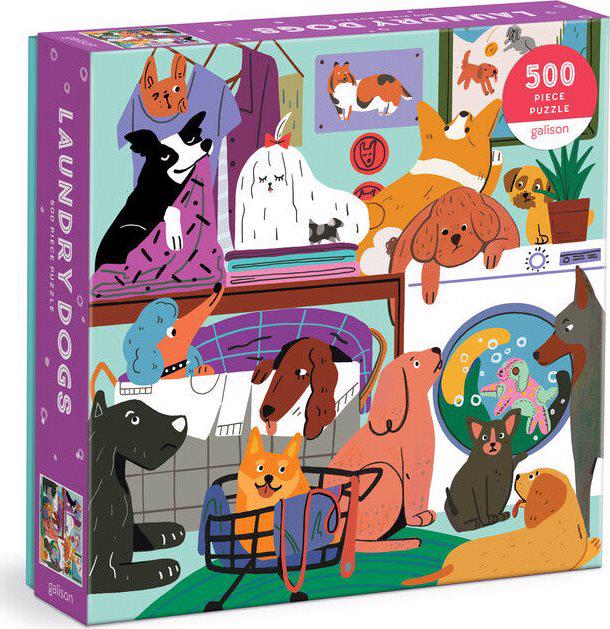 Puzzle Laundry dogs 500