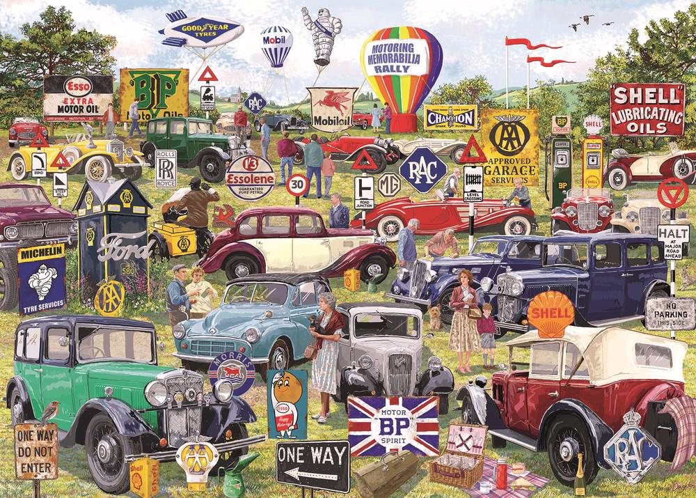 Puzzle Souvenirs automobiles