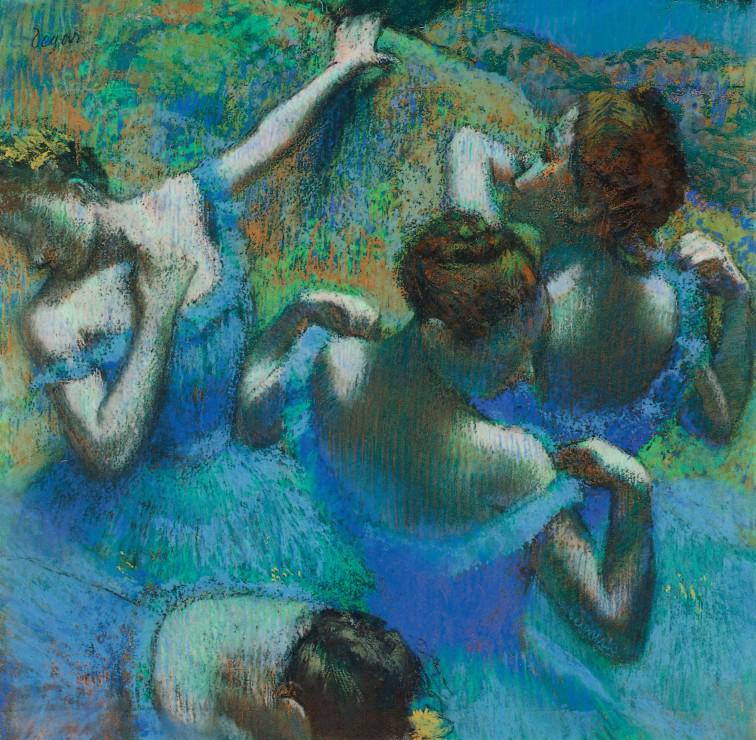 Puzzle Дега: Сини танци, 1897 - 1000