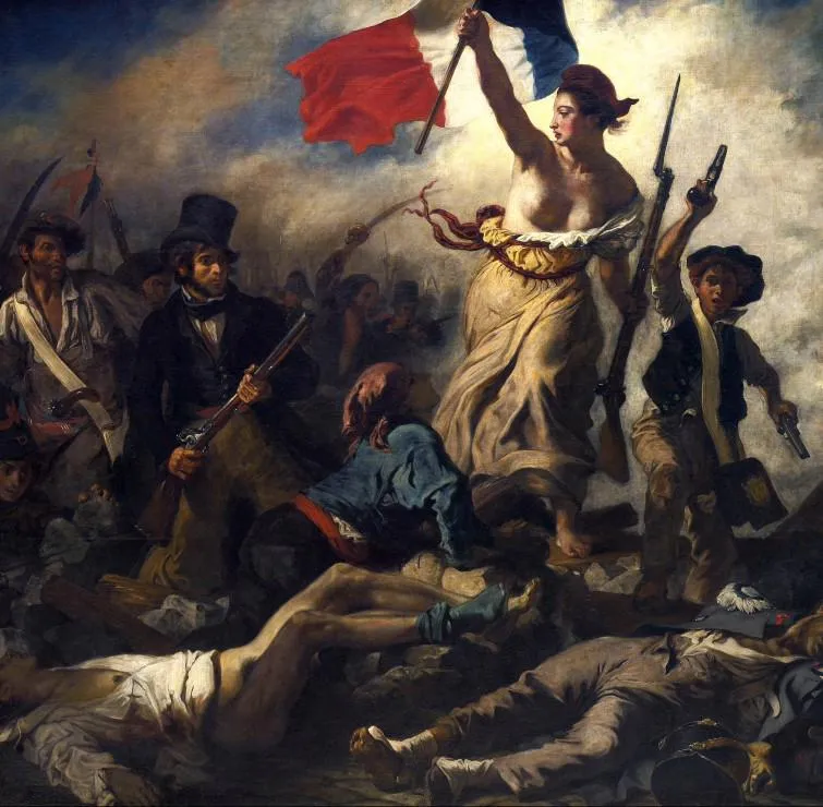 Puzzle Delacroix Eugène: La Liberté Guidant le Peuple, 1830