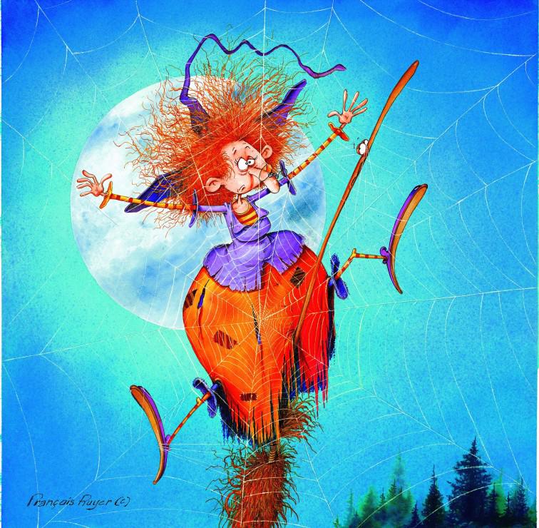 Puzzle François Ruyer - The Witch - On a broom 1000