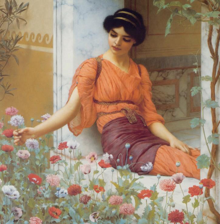 Puzzle Godward: Summer Flowers, 1903