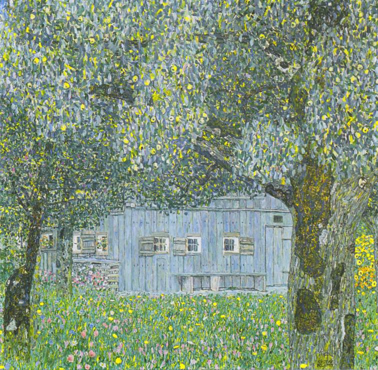 Puzzle Густав Климт: Ферма и Австрия, 1911-12 - 1000