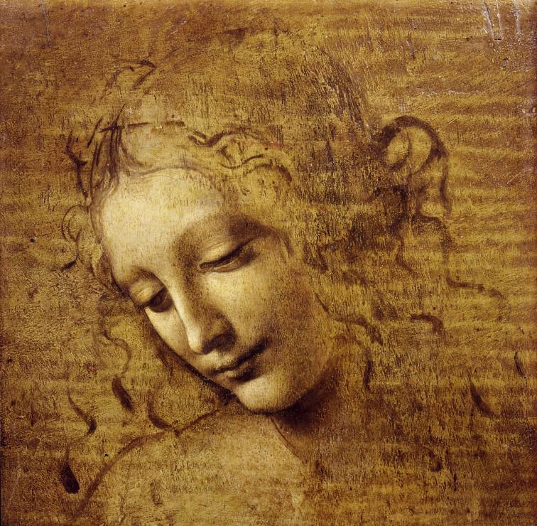 Puzzle Leonardo da Vinci: Tvář Giovane Fanciully, 1508
