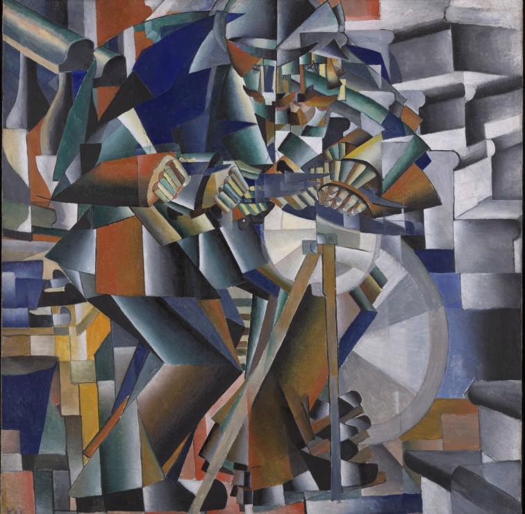 Puzzle Malevici: Măcinatorul de cuțite, 1912-1913