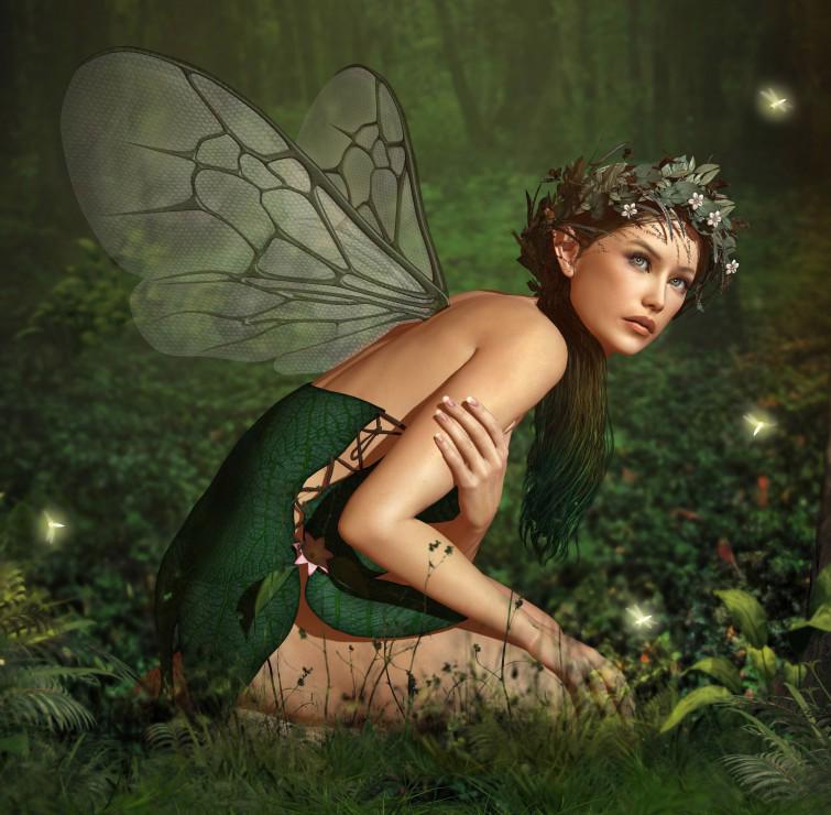 Nymph in the Forest 1000