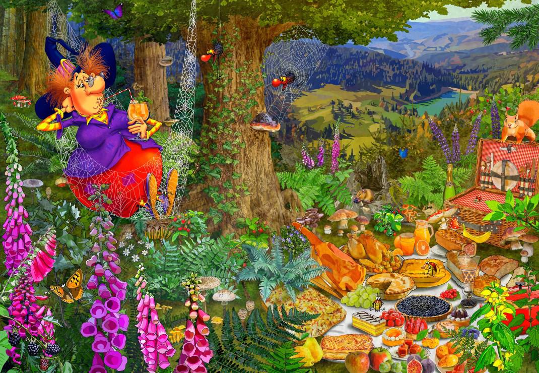 Puzzle Ruyer: El picnic de brujas 1000