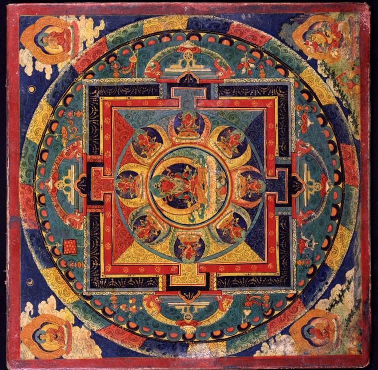 Puzzle tibetština - Mandala d'Amitabha - 1000