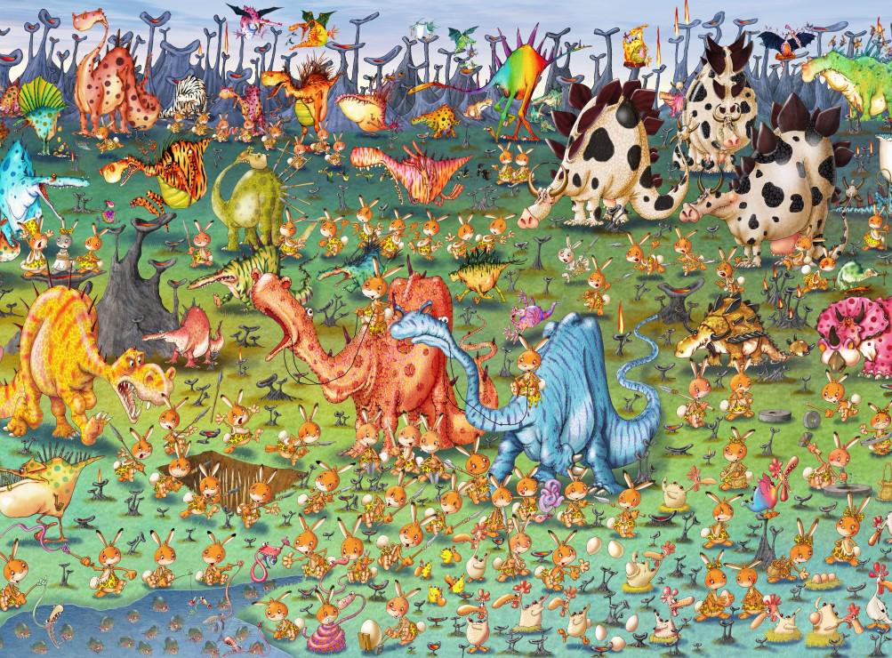 Puzzle François Ruyer: Δεινόσαυροι