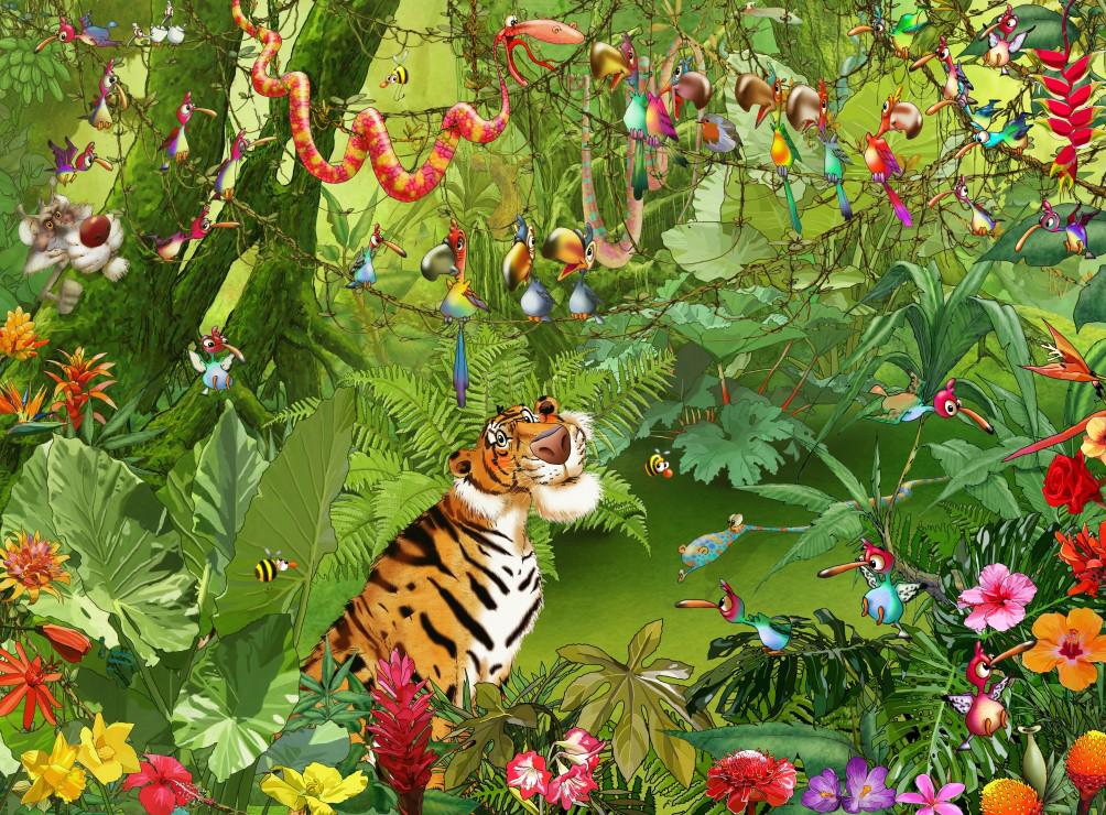 Puzzle  François Ruyer - Dżungla 2000