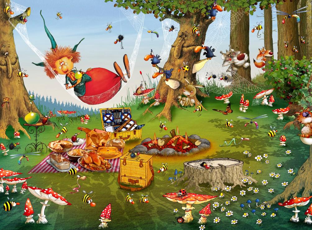 Puzzle François Ruyer: Picnic of the Witch
