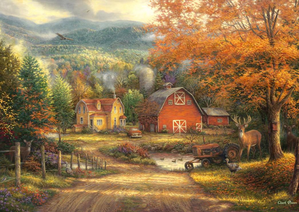 Puzzle Poškodený obal Pinson: Country Roads Take Me Home II